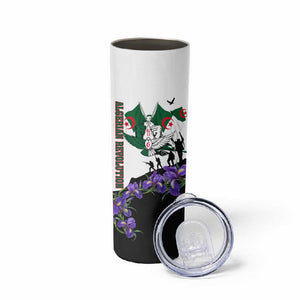 Algeria Revolution Day Skinny Tumbler Algerian Flag Patriot - Glorious Martyrs