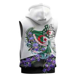 Algeria Revolution Day Sleeveless Zip Hoodie Algerian Flag Patriot - Glorious Martyrs