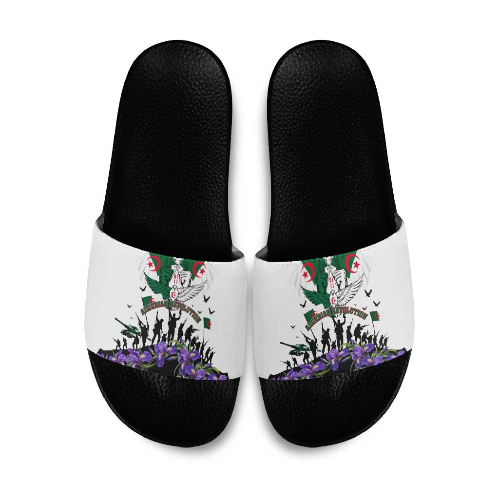 Algeria Revolution Day Slide Sandals Algerian Flag Patriot - Glorious Martyrs