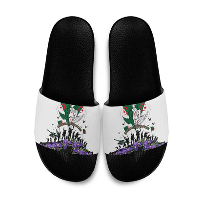 Algeria Revolution Day Slide Sandals Algerian Flag Patriot - Glorious Martyrs