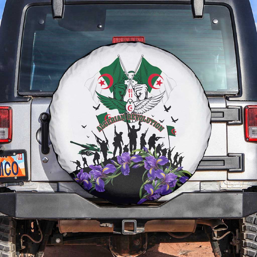 Algeria Revolution Day Spare Tire Cover Algerian Flag Patriot - Glorious Martyrs