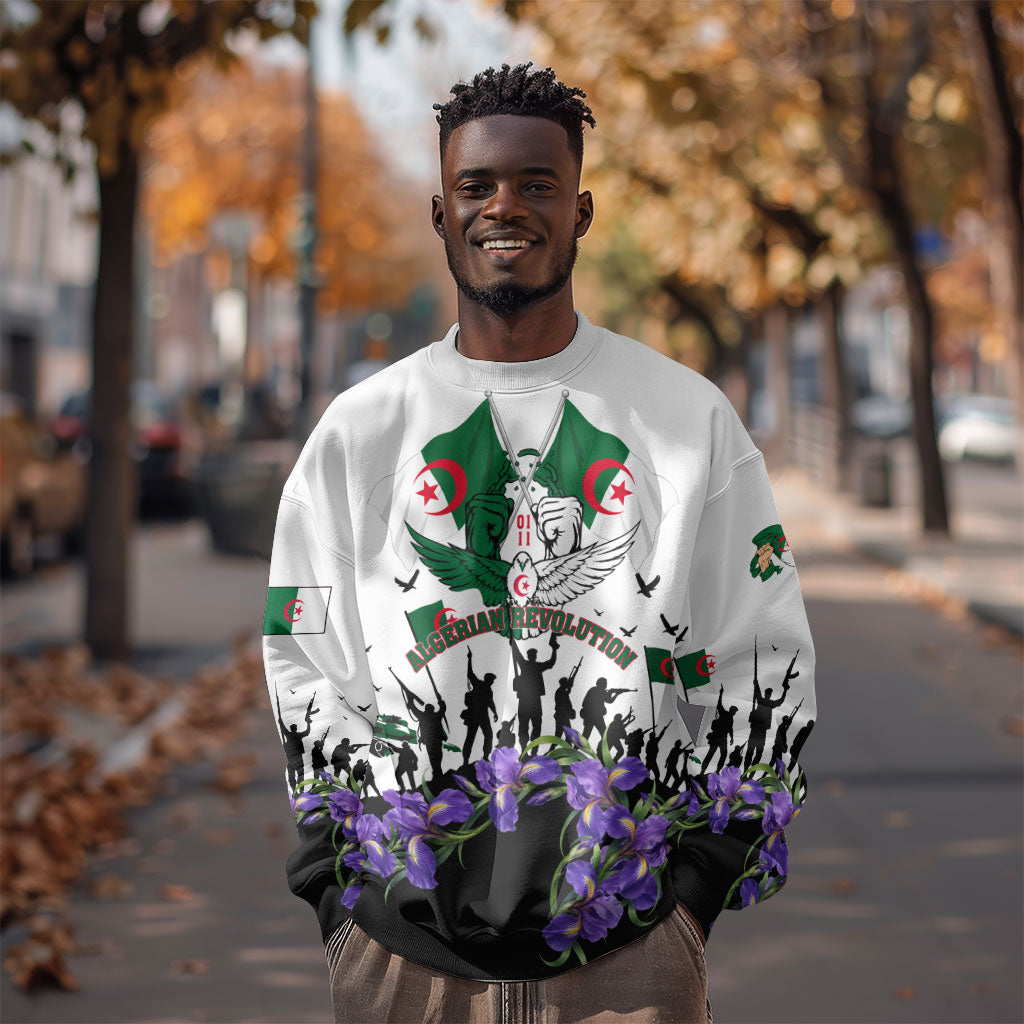 Algeria Revolution Day Sweatshirt Algerian Flag Patriot - Glorious Martyrs