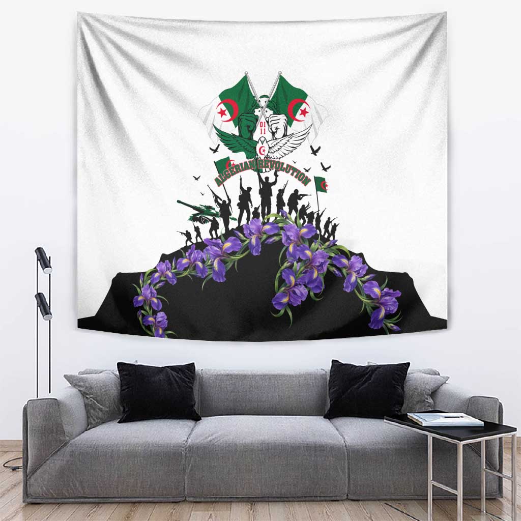 Algeria Revolution Day Tapestry Algerian Flag Patriot - Glorious Martyrs