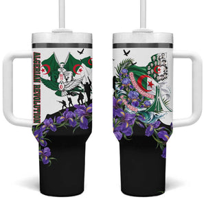 Algeria Revolution Day Tumbler With Handle Algerian Flag Patriot - Glorious Martyrs