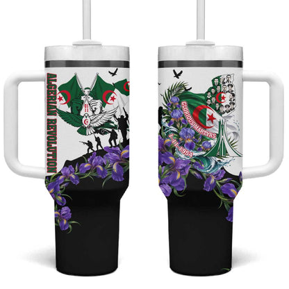 Algeria Revolution Day Tumbler With Handle Algerian Flag Patriot - Glorious Martyrs