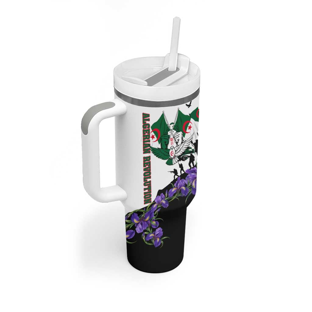 Algeria Revolution Day Tumbler With Handle Algerian Flag Patriot - Glorious Martyrs