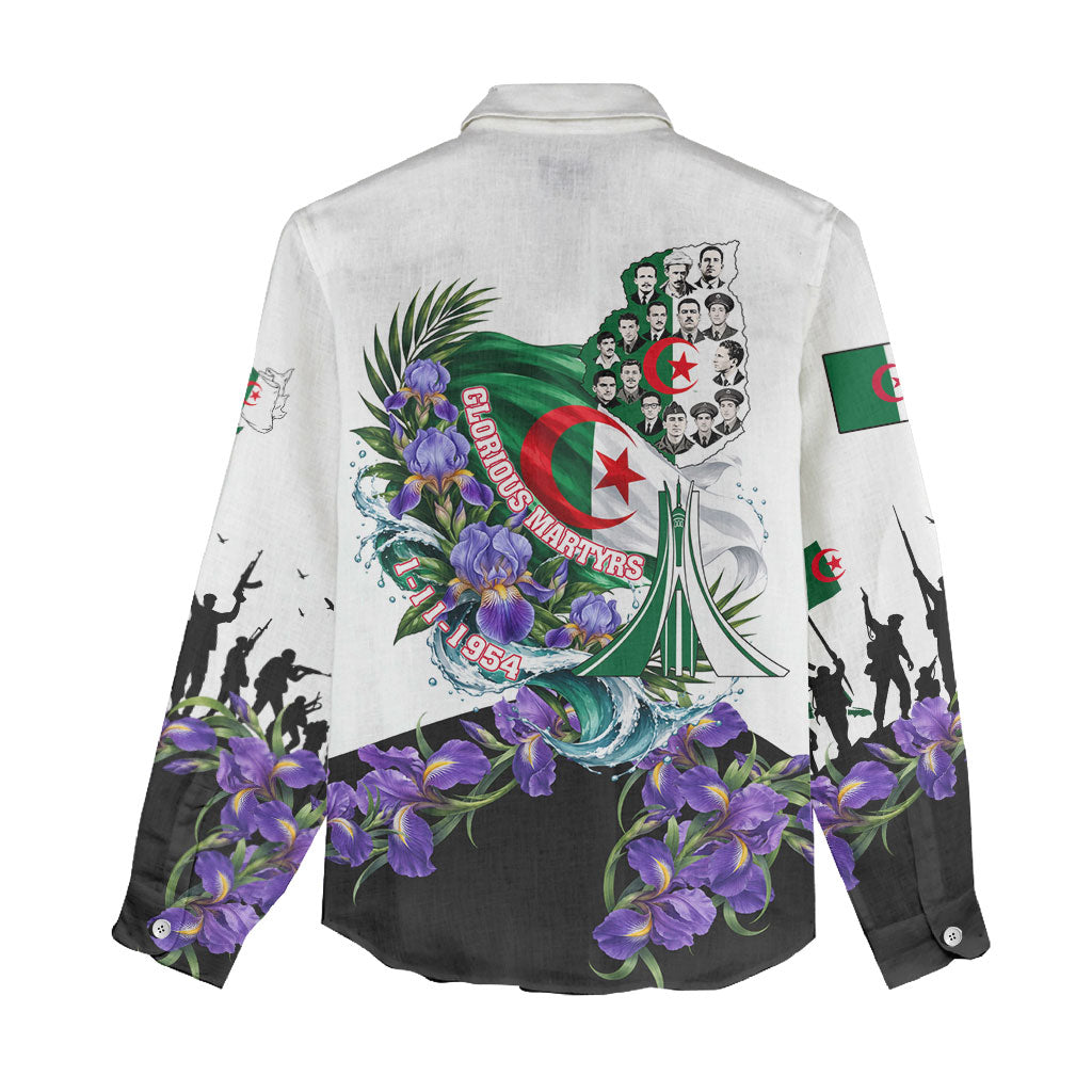 Algeria Revolution Day Women Casual Shirt Algerian Flag Patriot - Glorious Martyrs