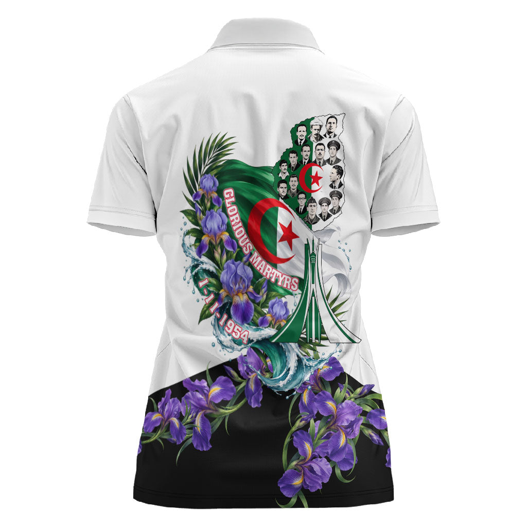 Algeria Revolution Day Women Polo Shirt Algerian Flag Patriot - Glorious Martyrs