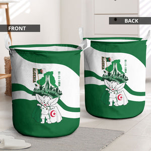 Algeria Revolution Day Laundry Basket Algerian Freedom Patriot - One Million And A Half Martyrs