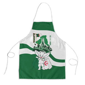 Algeria Revolution Day Apron Algerian Freedom Patriot - One Million And A Half Martyrs