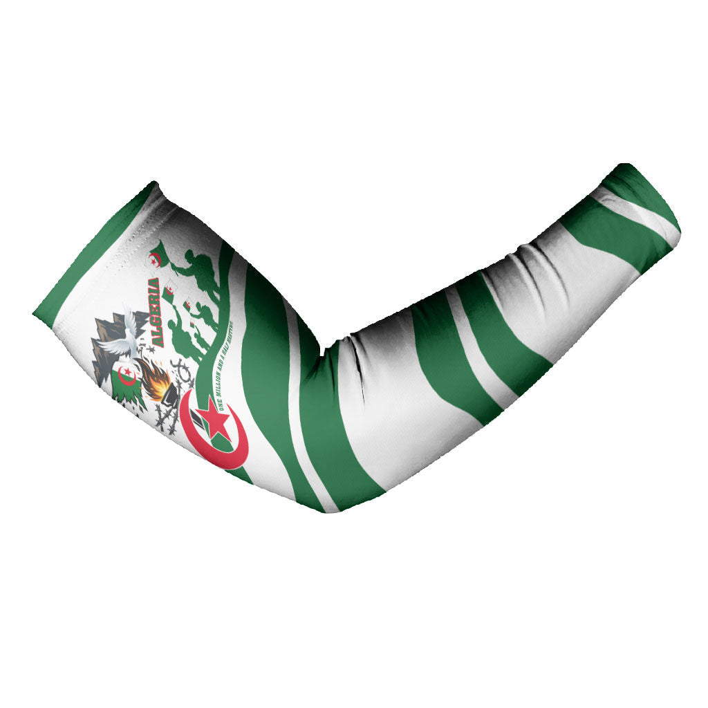 Algeria Revolution Day Arm Sleeves Algerian Freedom Patriot - One Million And A Half Martyrs