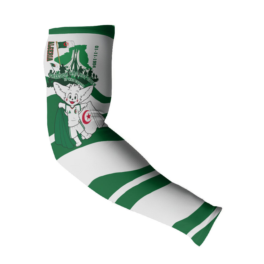 Algeria Revolution Day Arm Sleeves Algerian Freedom Patriot - One Million And A Half Martyrs