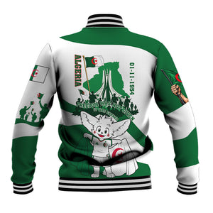Algeria Revolution Day Baseball Jacket Algerian Freedom Patriot - One Million And A Half Martyrs