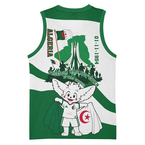 Algeria Revolution Day Basketball Jersey Algerian Freedom Patriot - One Million And A Half Martyrs