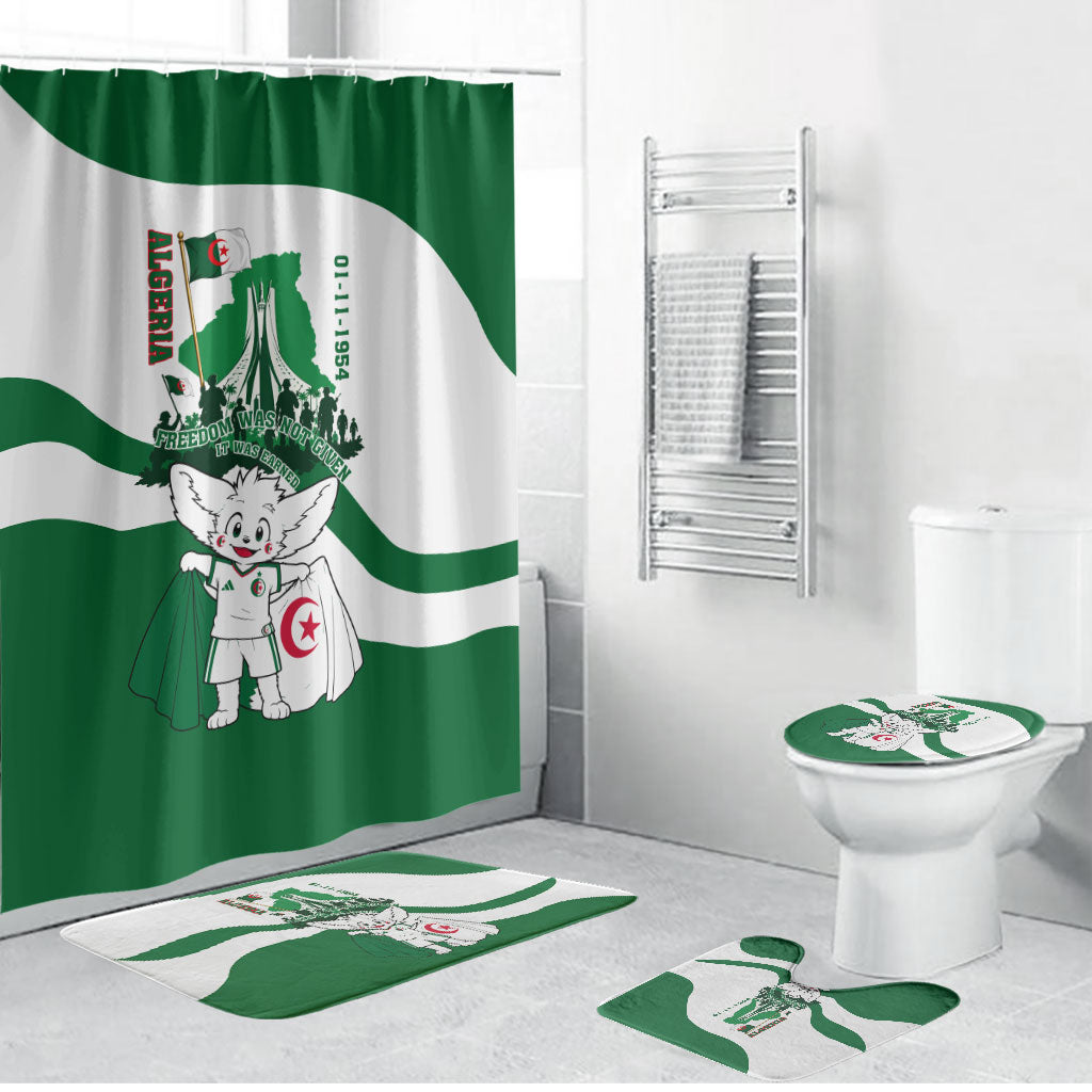 Algeria Revolution Day Bathroom Set Algerian Freedom Patriot - One Million And A Half Martyrs