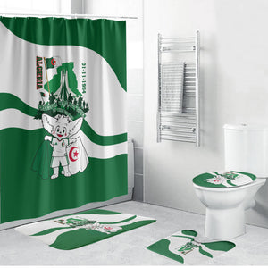 Algeria Revolution Day Bathroom Set Algerian Freedom Patriot - One Million And A Half Martyrs
