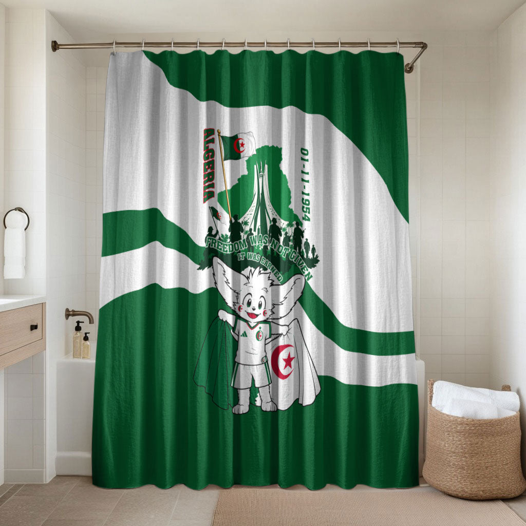 Algeria Revolution Day Bathroom Set Algerian Freedom Patriot - One Million And A Half Martyrs