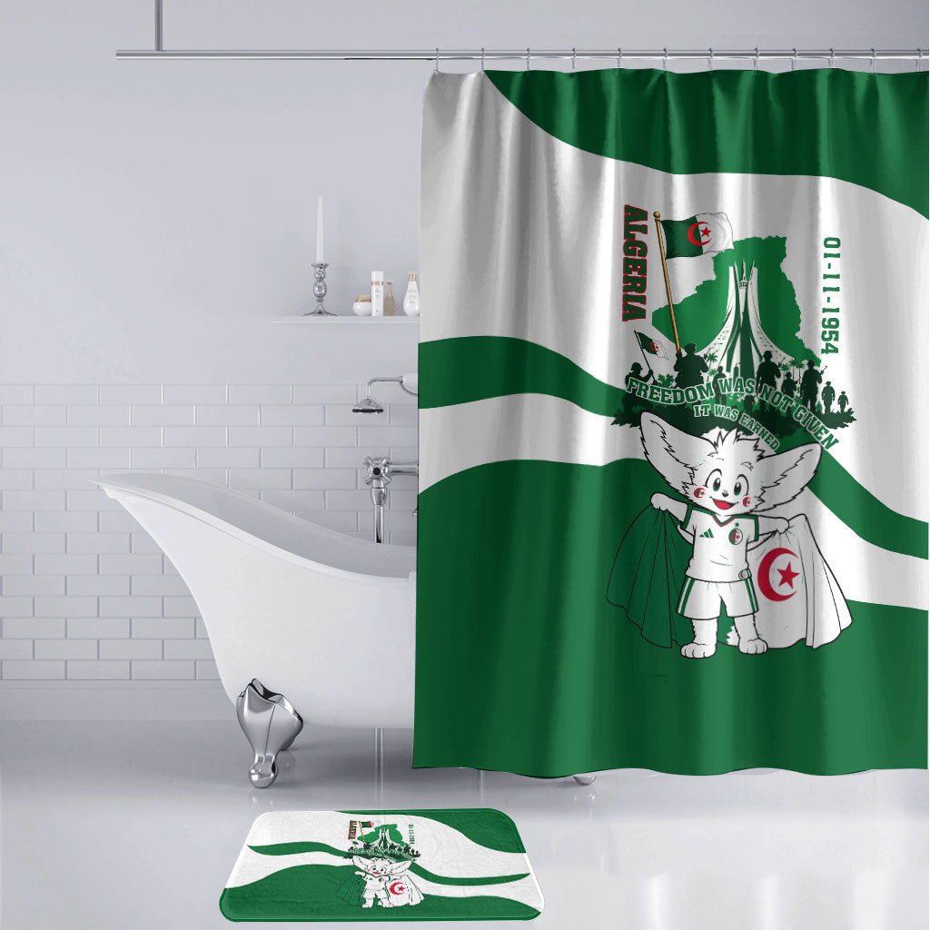 Algeria Revolution Day Bathroom Set Algerian Freedom Patriot - One Million And A Half Martyrs
