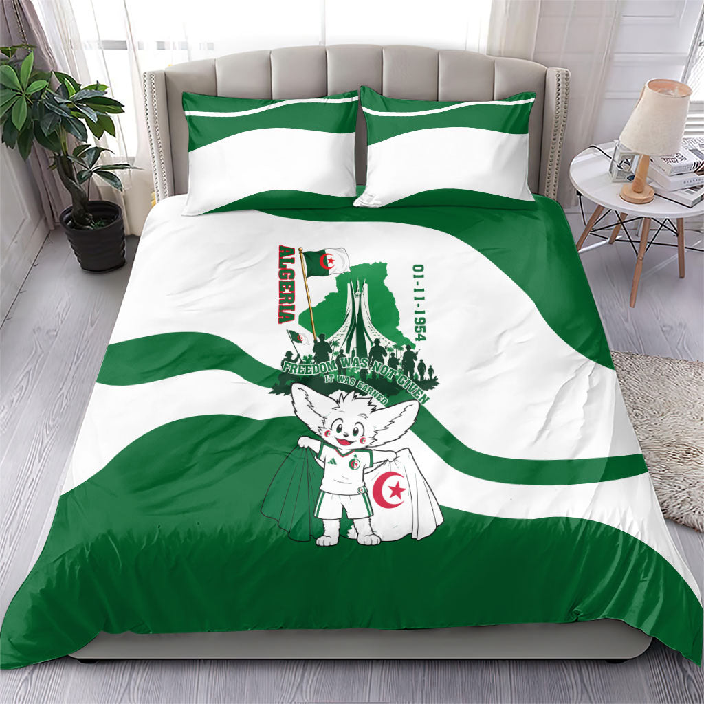 Algeria Revolution Day Bedding Set Algerian Freedom Patriot - One Million And A Half Martyrs
