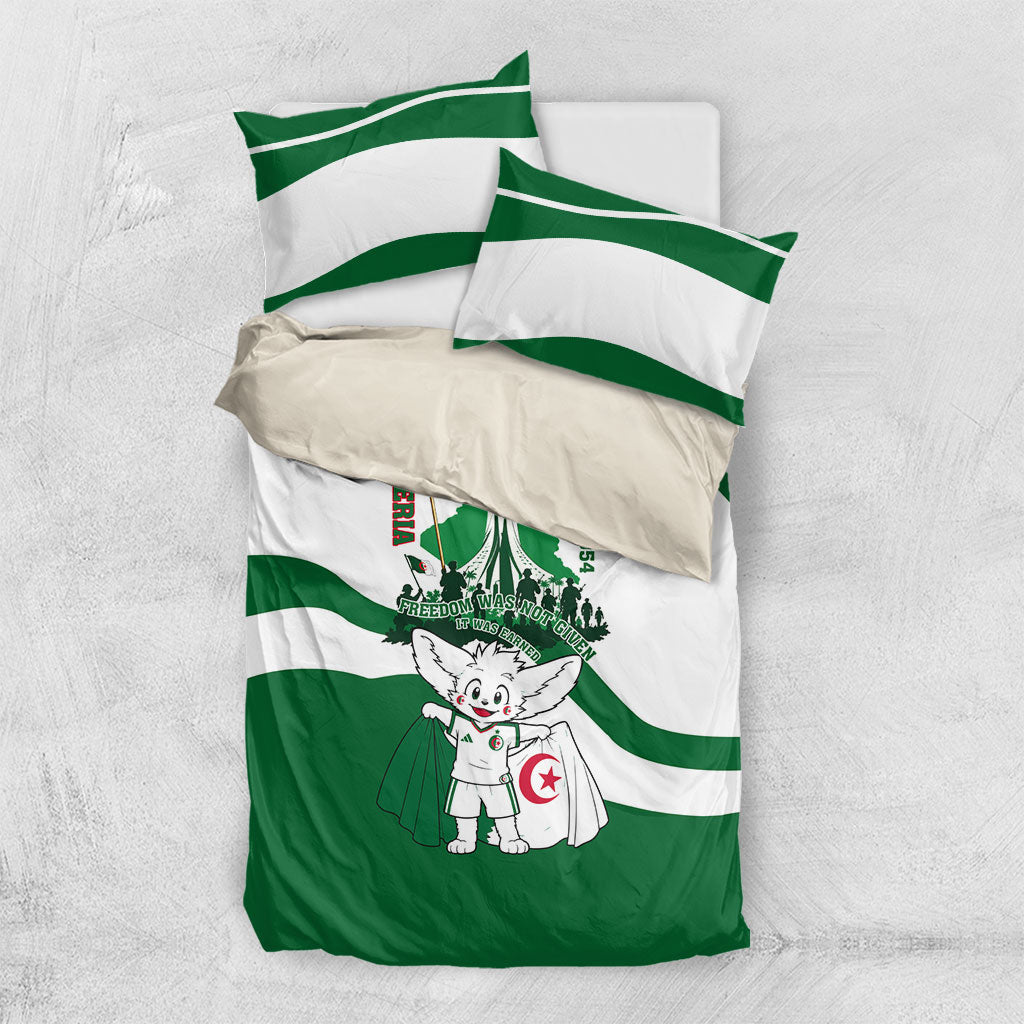 Algeria Revolution Day Bedding Set Algerian Freedom Patriot - One Million And A Half Martyrs