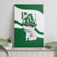 Algeria Revolution Day Canvas Wall Art Algerian Freedom Patriot - One Million And A Half Martyrs