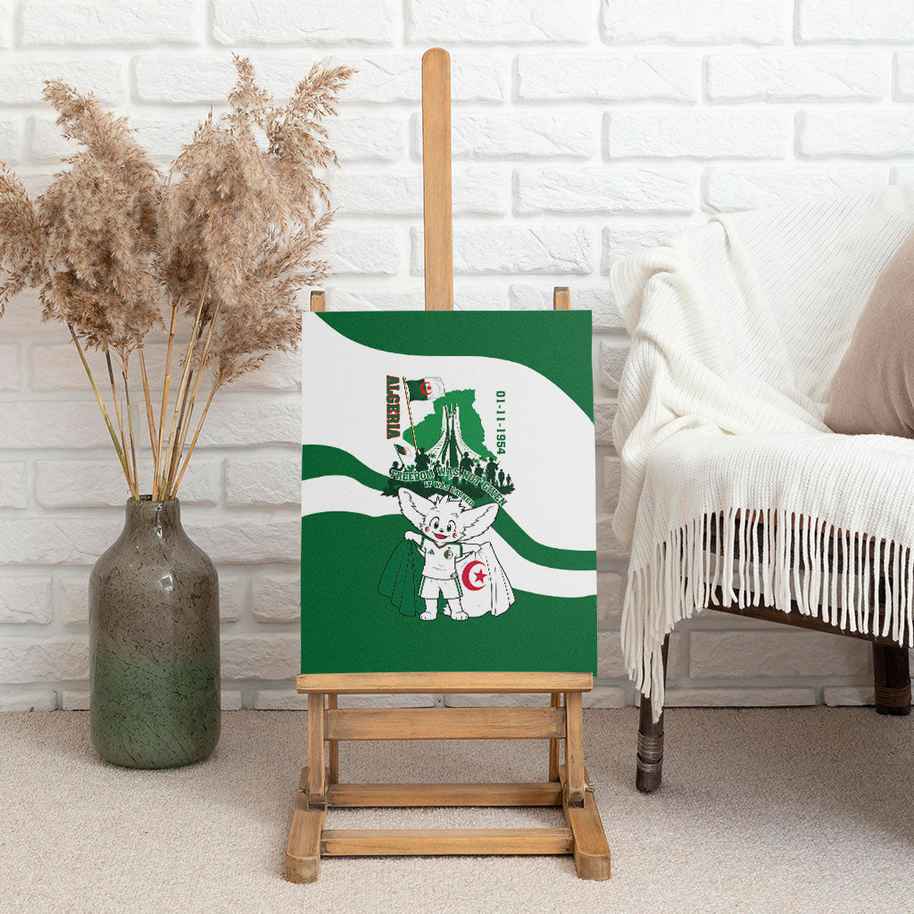 Algeria Revolution Day Canvas Wall Art Algerian Freedom Patriot - One Million And A Half Martyrs