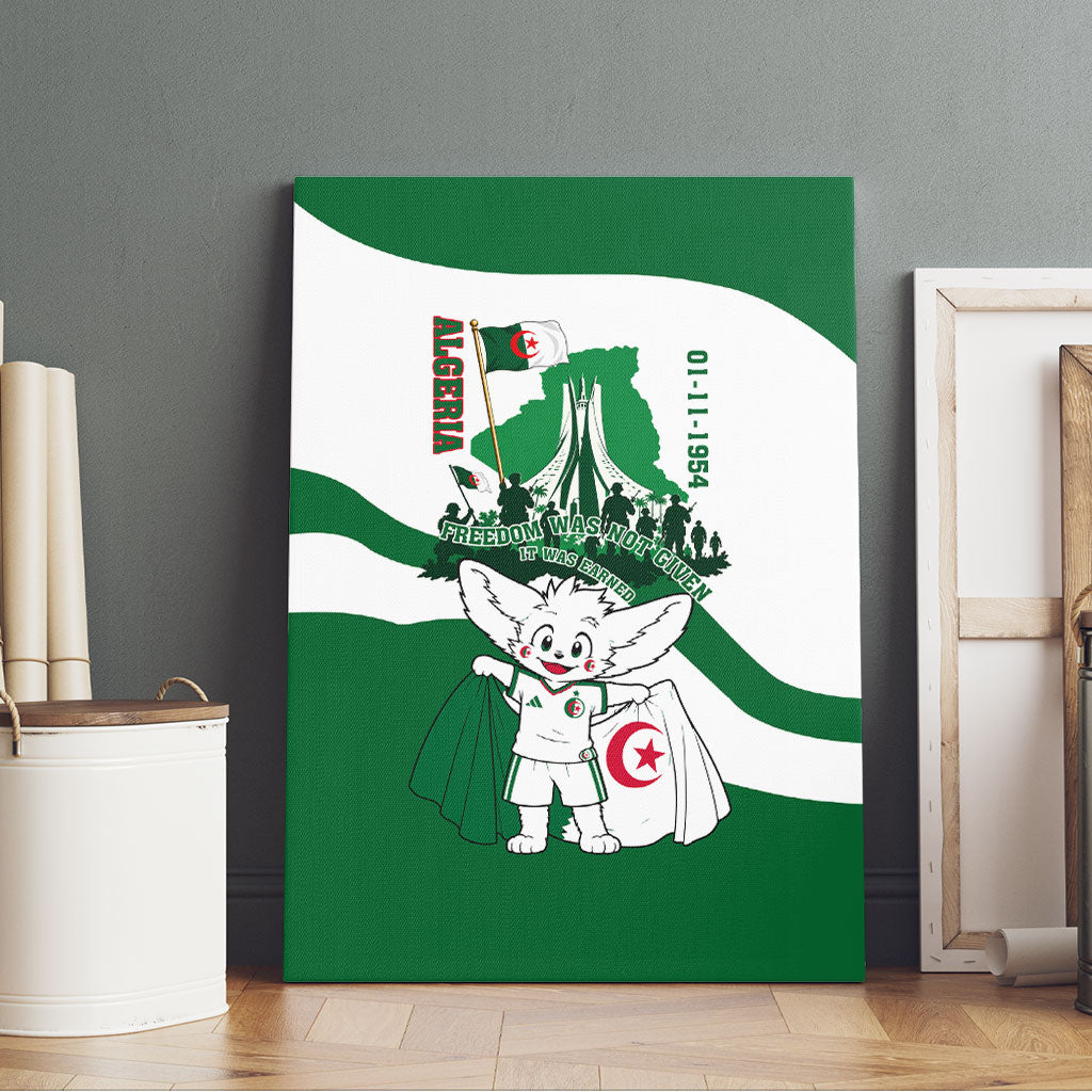 Algeria Revolution Day Canvas Wall Art Algerian Freedom Patriot - One Million And A Half Martyrs