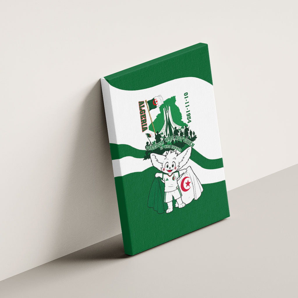 Algeria Revolution Day Canvas Wall Art Algerian Freedom Patriot - One Million And A Half Martyrs
