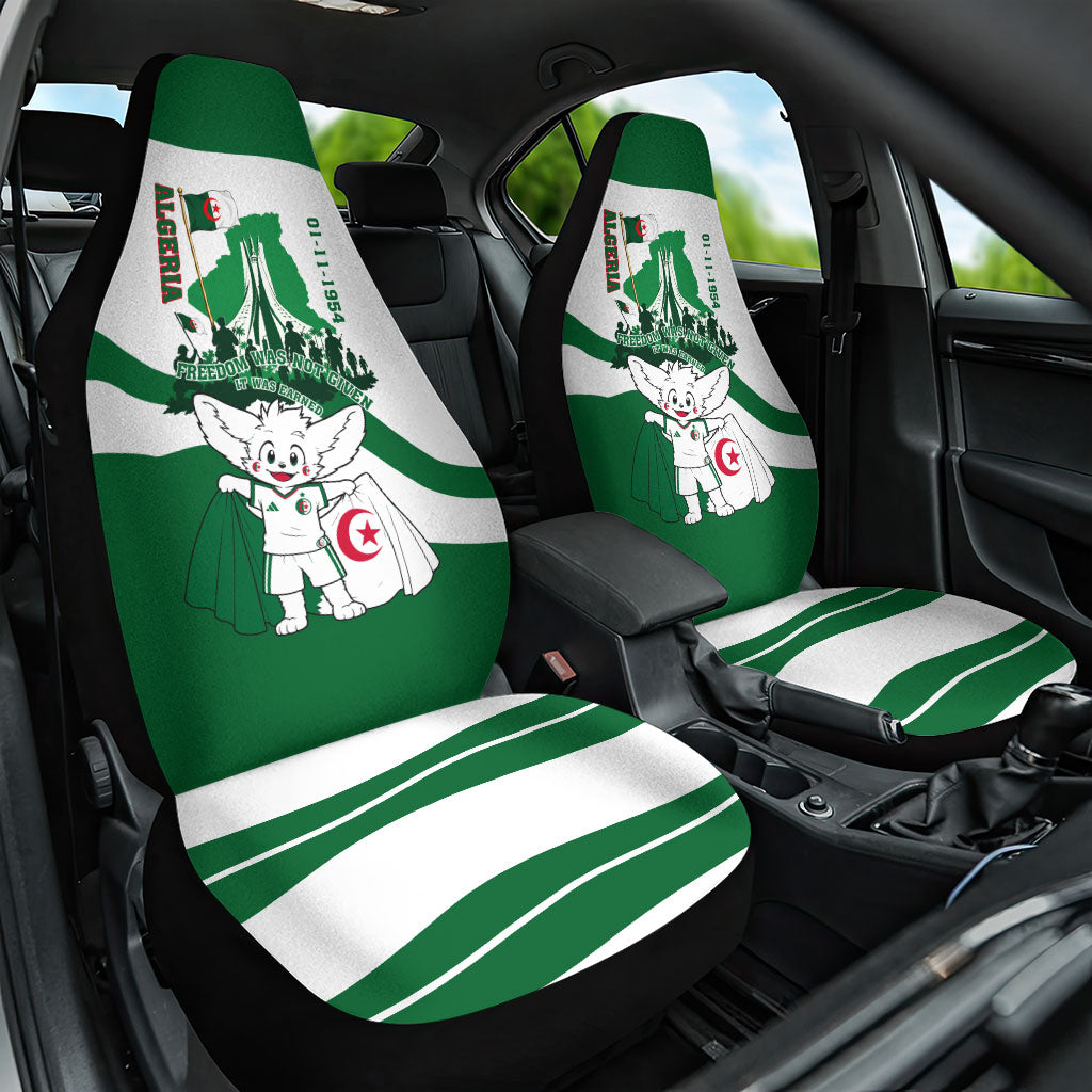 Algeria Revolution Day Car Seat Cover Algerian Freedom Patriot - One Million And A Half Martyrs