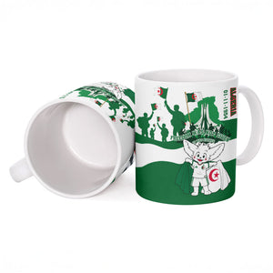 Algeria Revolution Day Ceramic Mug Algerian Freedom Patriot - One Million And A Half Martyrs