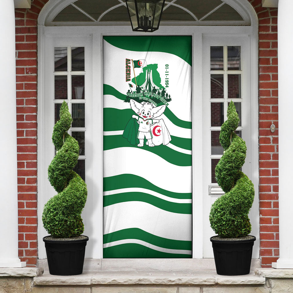 Algeria Revolution Day Door Cover Algerian Freedom Patriot - One Million And A Half Martyrs