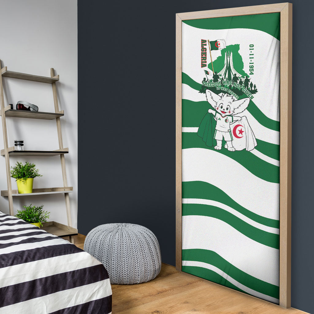 Algeria Revolution Day Door Cover Algerian Freedom Patriot - One Million And A Half Martyrs