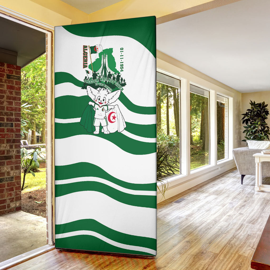 Algeria Revolution Day Door Cover Algerian Freedom Patriot - One Million And A Half Martyrs