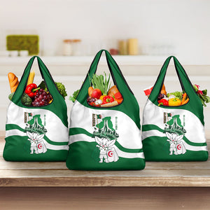 Algeria Revolution Day Grocery Bag Algerian Freedom Patriot - One Million And A Half Martyrs