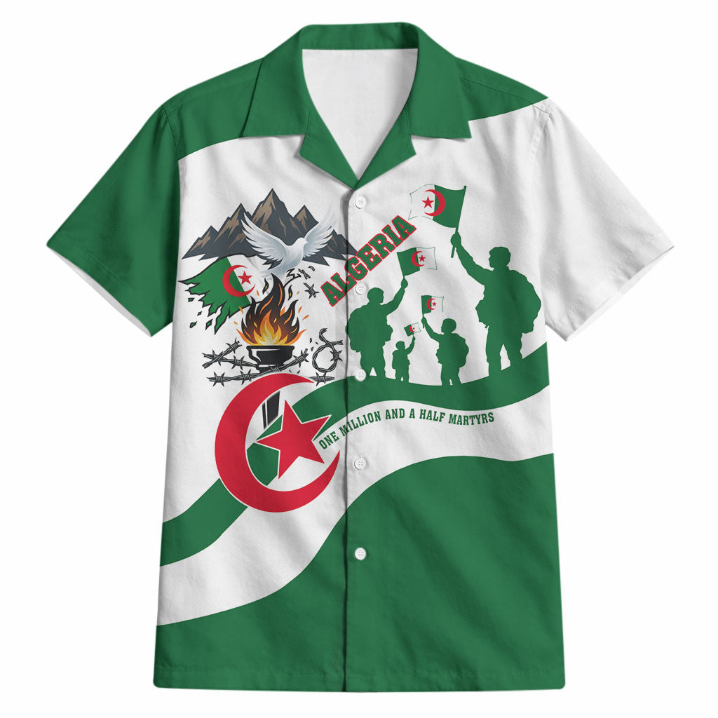 Algeria Revolution Day Hawaiian Shirt Algerian Freedom Patriot - One Million And A Half Martyrs