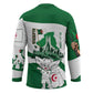 Algeria Revolution Day Hockey Jersey Algerian Freedom Patriot - One Million And A Half Martyrs