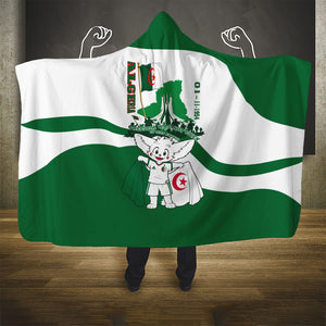 Algeria Revolution Day Hooded Blanket Algerian Freedom Patriot - One Million And A Half Martyrs