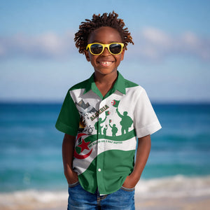 Algeria Revolution Day Kid Hawaiian Shirt Algerian Freedom Patriot - One Million And A Half Martyrs