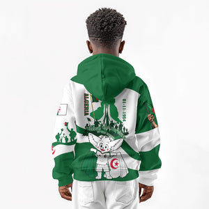 Algeria Revolution Day Kid Hoodie Algerian Freedom Patriot - One Million And A Half Martyrs