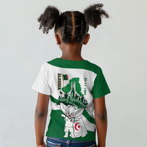 Algeria Revolution Day Kid T shirt Algerian Freedom Patriot - One Million And A Half Martyrs
