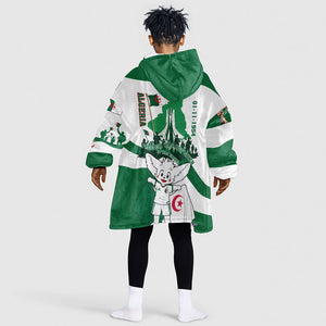 Algeria Revolution Day Kid Wearable Blanket Hoodie Algerian Freedom Patriot - One Million And A Half Martyrs