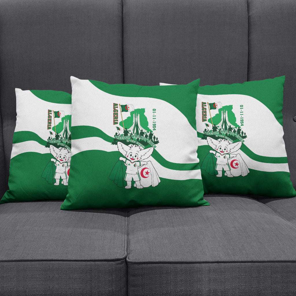 Algeria Revolution Day Pillow Cover Algerian Freedom Patriot - One Million And A Half Martyrs