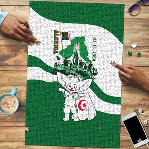 Algeria Revolution Day Puzzle Algerian Freedom Patriot - One Million And A Half Martyrs