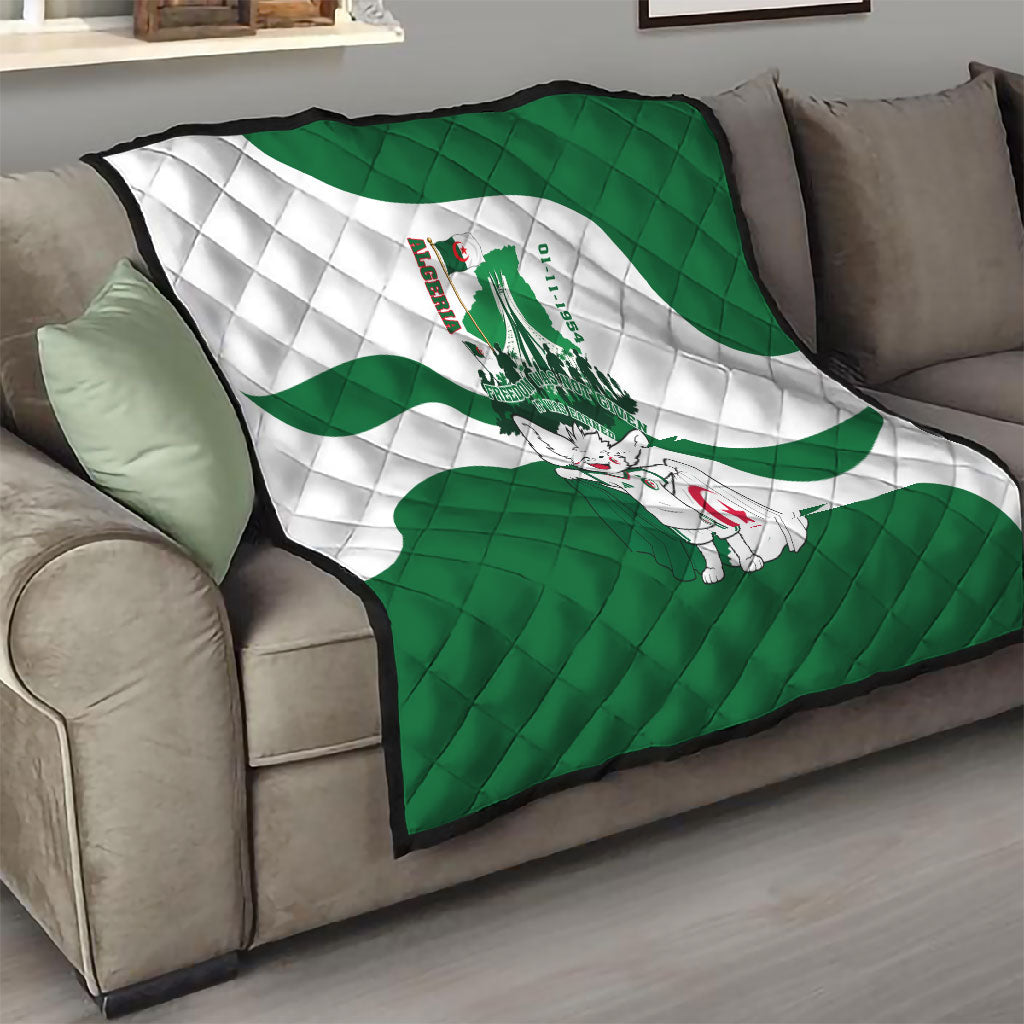 Algeria Revolution Day Quilt Algerian Freedom Patriot - One Million And A Half Martyrs