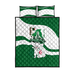 Algeria Revolution Day Quilt Bed Set Algerian Freedom Patriot - One Million And A Half Martyrs