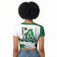 Algeria Revolution Day Raglan Cropped T shirt Algerian Freedom Patriot - One Million And A Half Martyrs