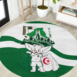 Algeria Revolution Day Round Carpet Algerian Freedom Patriot - One Million And A Half Martyrs