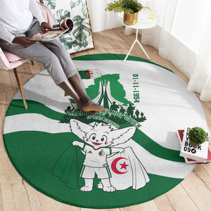 Algeria Revolution Day Round Carpet Algerian Freedom Patriot - One Million And A Half Martyrs
