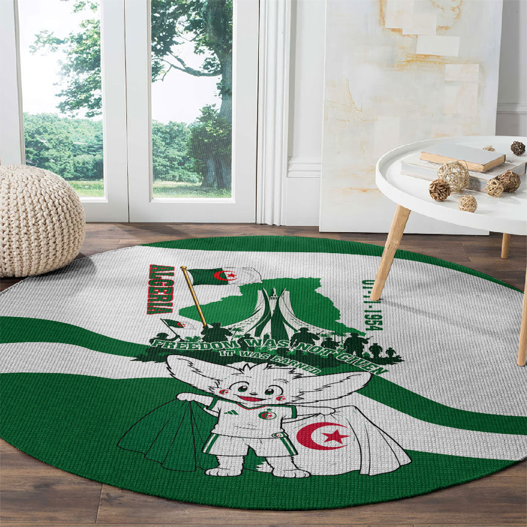 Algeria Revolution Day Round Carpet Algerian Freedom Patriot - One Million And A Half Martyrs