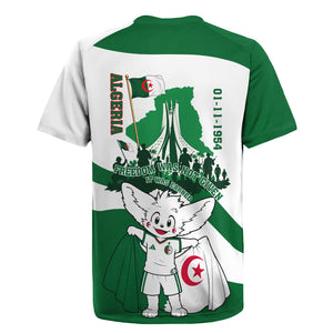Algeria Revolution Day Rugby Jersey Algerian Freedom Patriot - One Million And A Half Martyrs